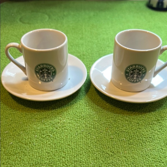 Starbucks Coffee Co Demitasse Cup and Saucer, Classic, Mini Cup, Espresso Cup 2 - Picture 1 of 5